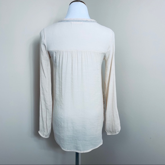 Altar'd State flowy embroidered top w lace S - Picture 6 of 8